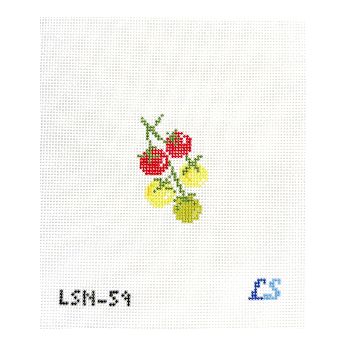 Lake Shore Needlepoint Mini Tomatoes on the Vine Needlepoint Canvas