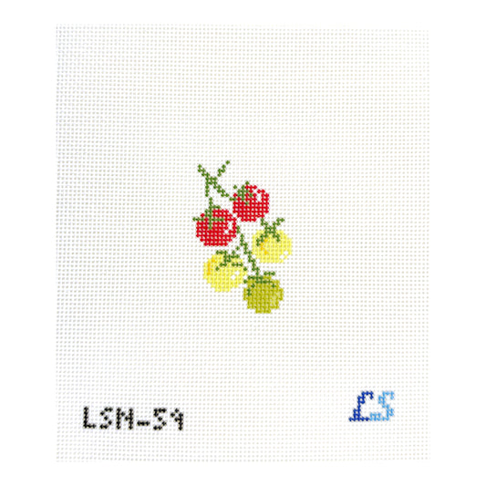 Lake Shore Needlepoint Mini Tomatoes on the Vine Needlepoint Canvas