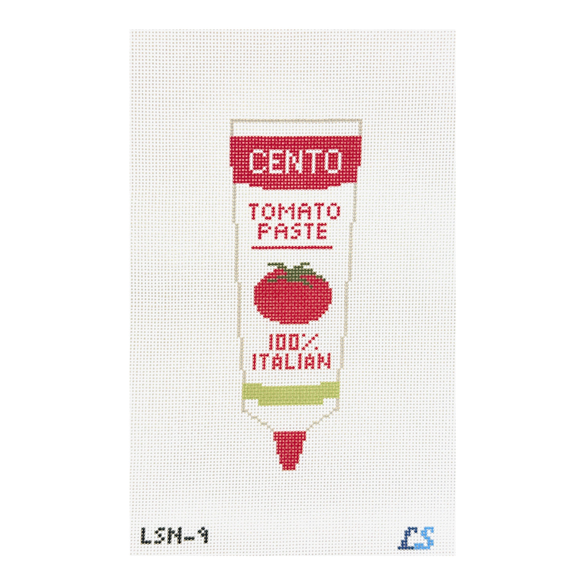 Lake Shore Needlepoint Tomato Paste Needlepoint Canvas