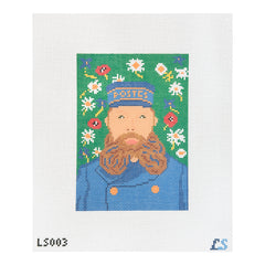 Lake Shore Needlepoint Van Gogh Postman Needlepoint Canvas