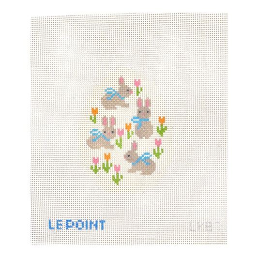 Le Point Studio Bunny Egg Needlepoint Canvas