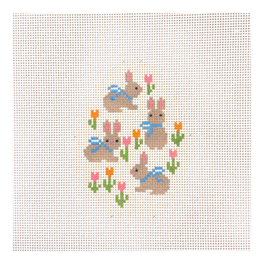 Le Point Studio Bunny Egg Needlepoint Canvas