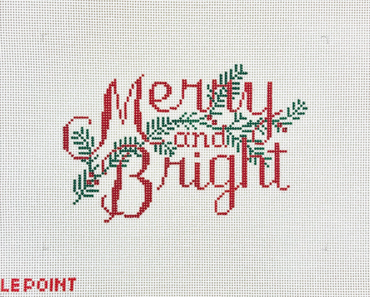 Le Point Studio Merry and Bright Needlepoint Canvas