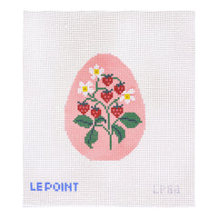 Le Point Studio Strawberry Egg Needlepoint Canvas