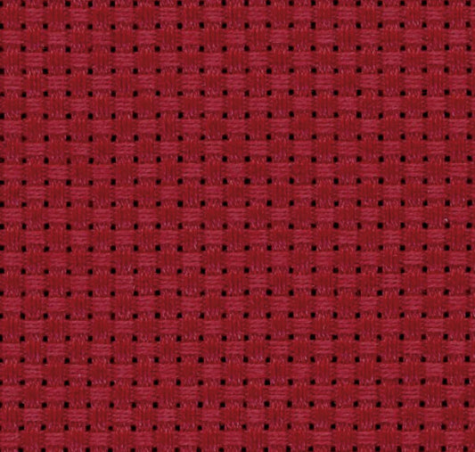 Finishing: Lecien Cosmo 14 ct Aida Cloth - Red