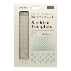 Lecien Sashiko Template Double Persimmon Flower Hitomezashi