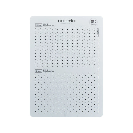 Lecien Sashiko Template Diagonal Dot Grid 5mm