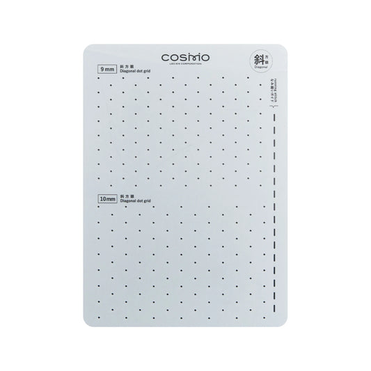 Lecien Sashiko Template Diagonal Dot Grid 9mm