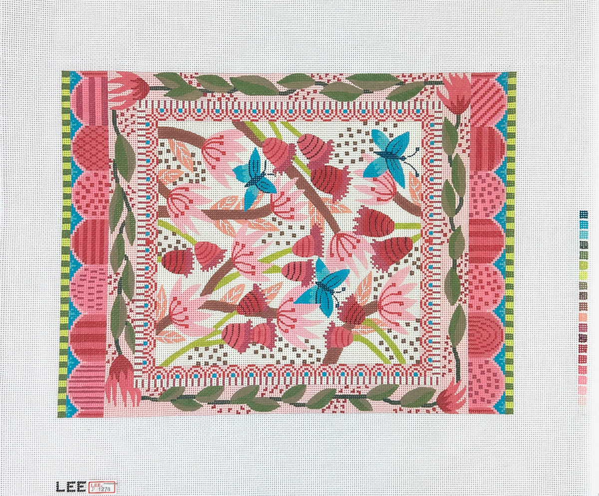 Lee's Needle Arts Flowers & Butterflies Needlepoint Canvas