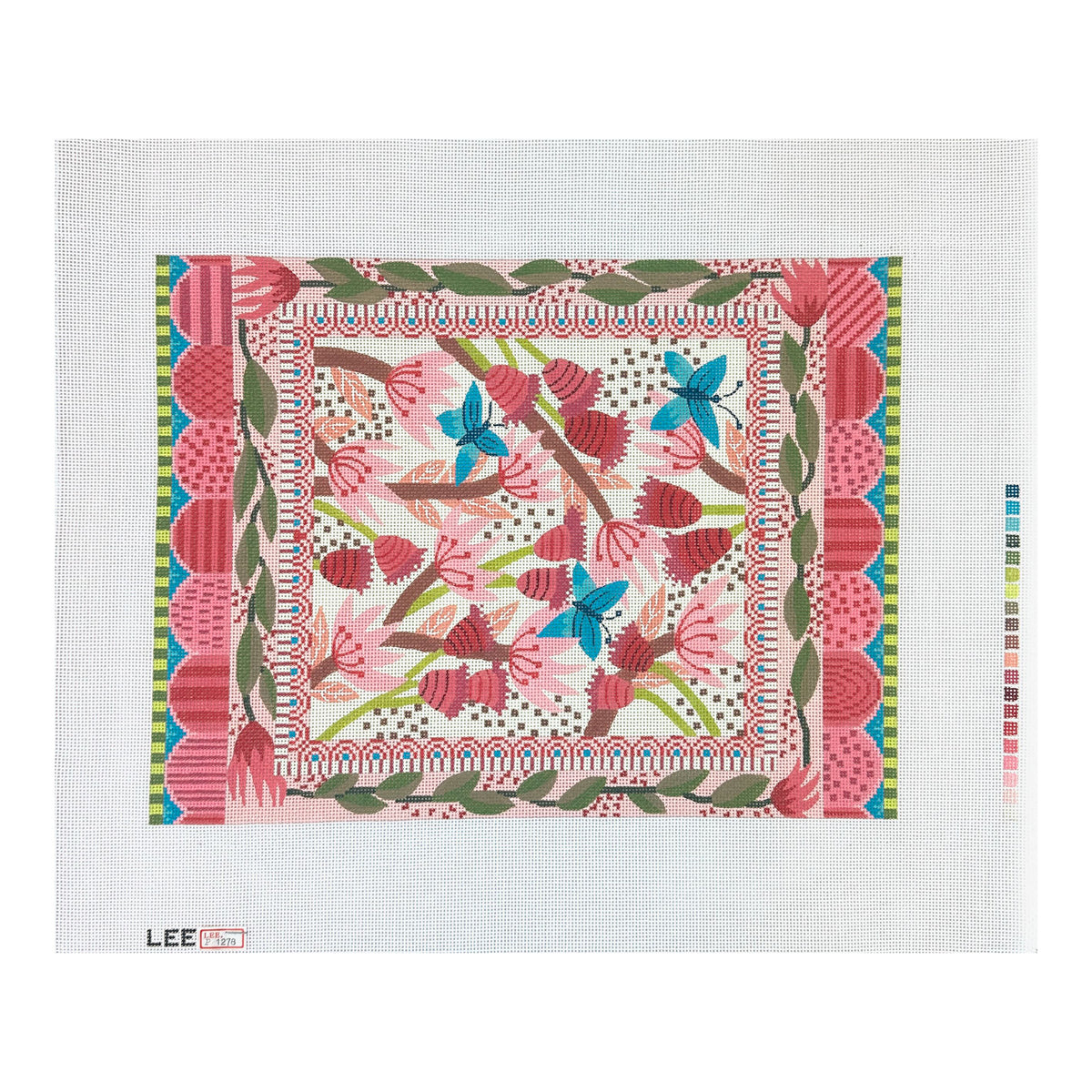 Lee's Needle Arts Flowers & Butterflies Needlepoint Canvas