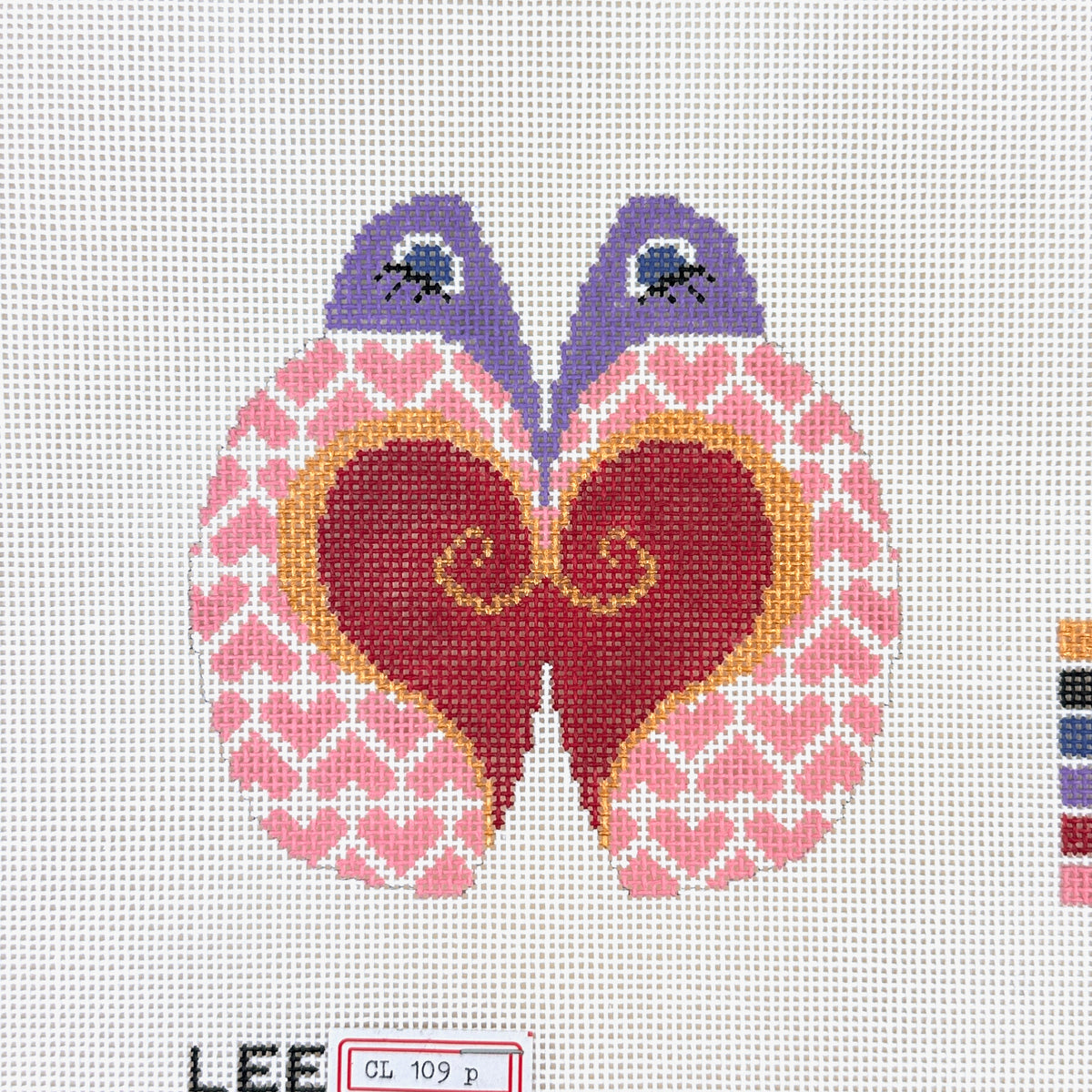 Lee's Needle Arts Red Heart Petite Lady Bug Needlepoint Canvas