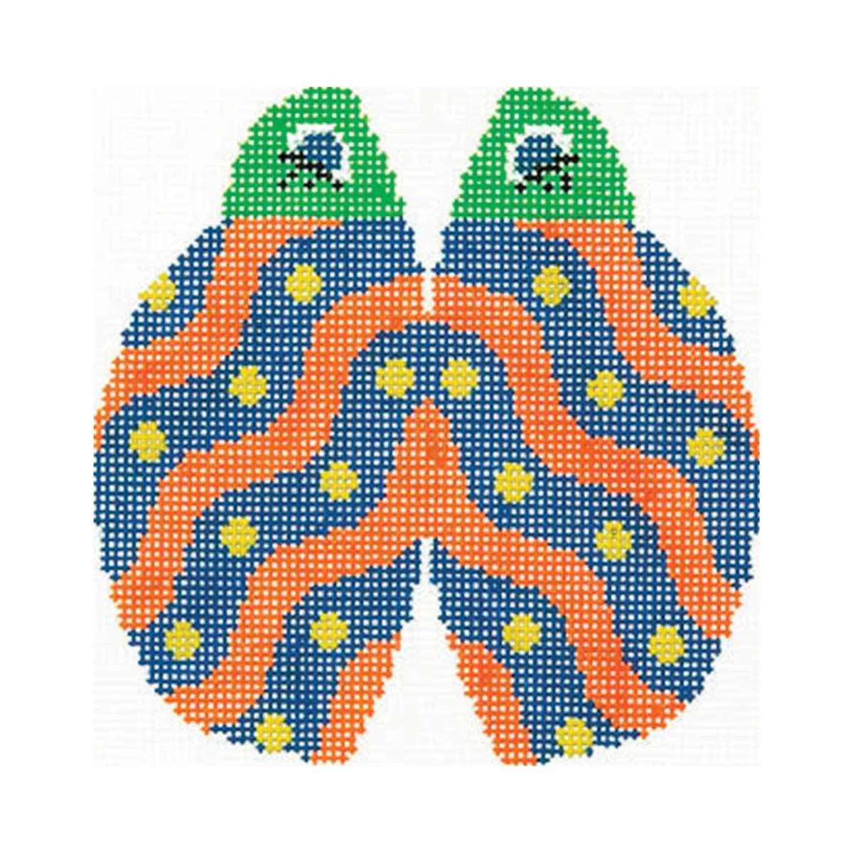 Lee's Needle Arts Squiggly Petite Lady Bug Needlepoint Canvas