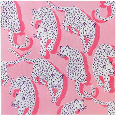 Needlepoint To Go Leopard Pillow Needlepoint Canvas - Pink