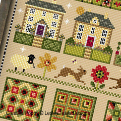 Creative Poppy Lesley Teare Designs Georgian Garden Sampler Cross Stitch Pattern