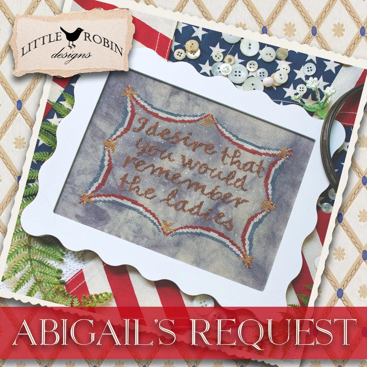 Little Robin Designs Abigail's Request Cross Stitch Pattern