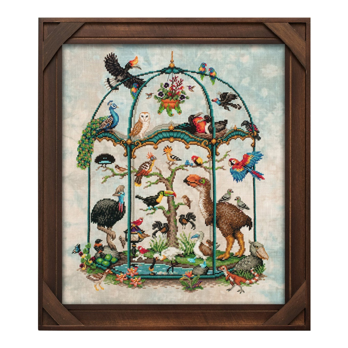 Lola Crow Extraordinary Birds Cross Stitch Pattern