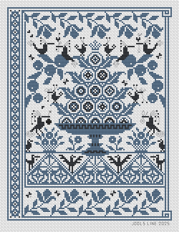 Long Dog Samplers Bombe Surprise Cross Stitch Pattern