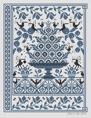 Long Dog Samplers Bombe Surprise Cross Stitch Pattern