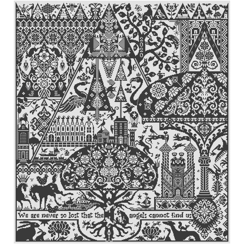 Long Dog Samplers Love at First Sight Cross Stitch Pattern