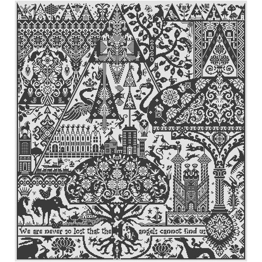 Long Dog Samplers Love at First Sight Cross Stitch Pattern