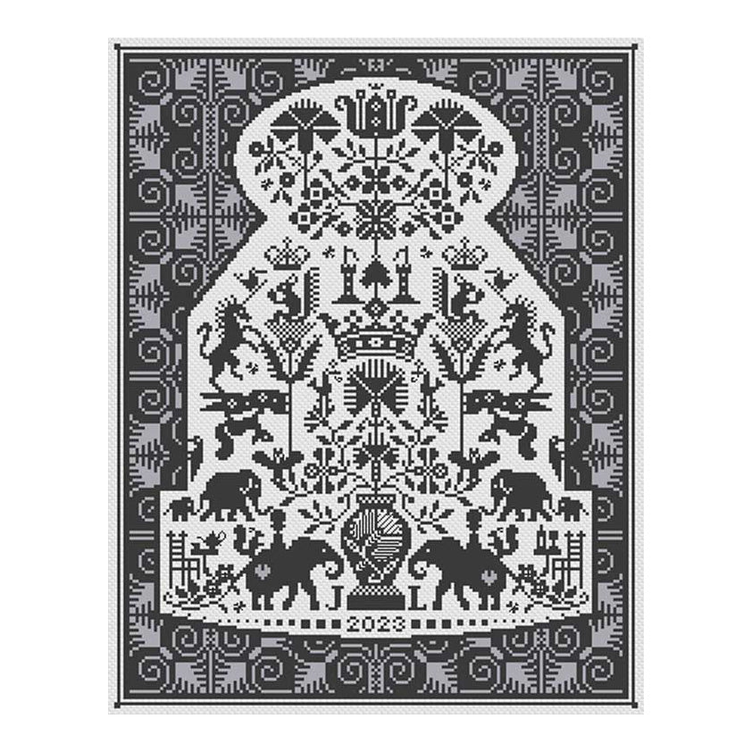 Long Dog Samplers Squint Cross Stitch Pattern