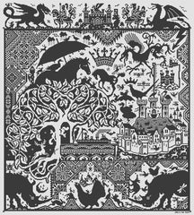 Long Dog Samplers The Mare's Nest Cross Stitch Pattern