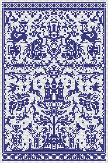 Long Dog Samplers Turretz Cross Stitch Pattern