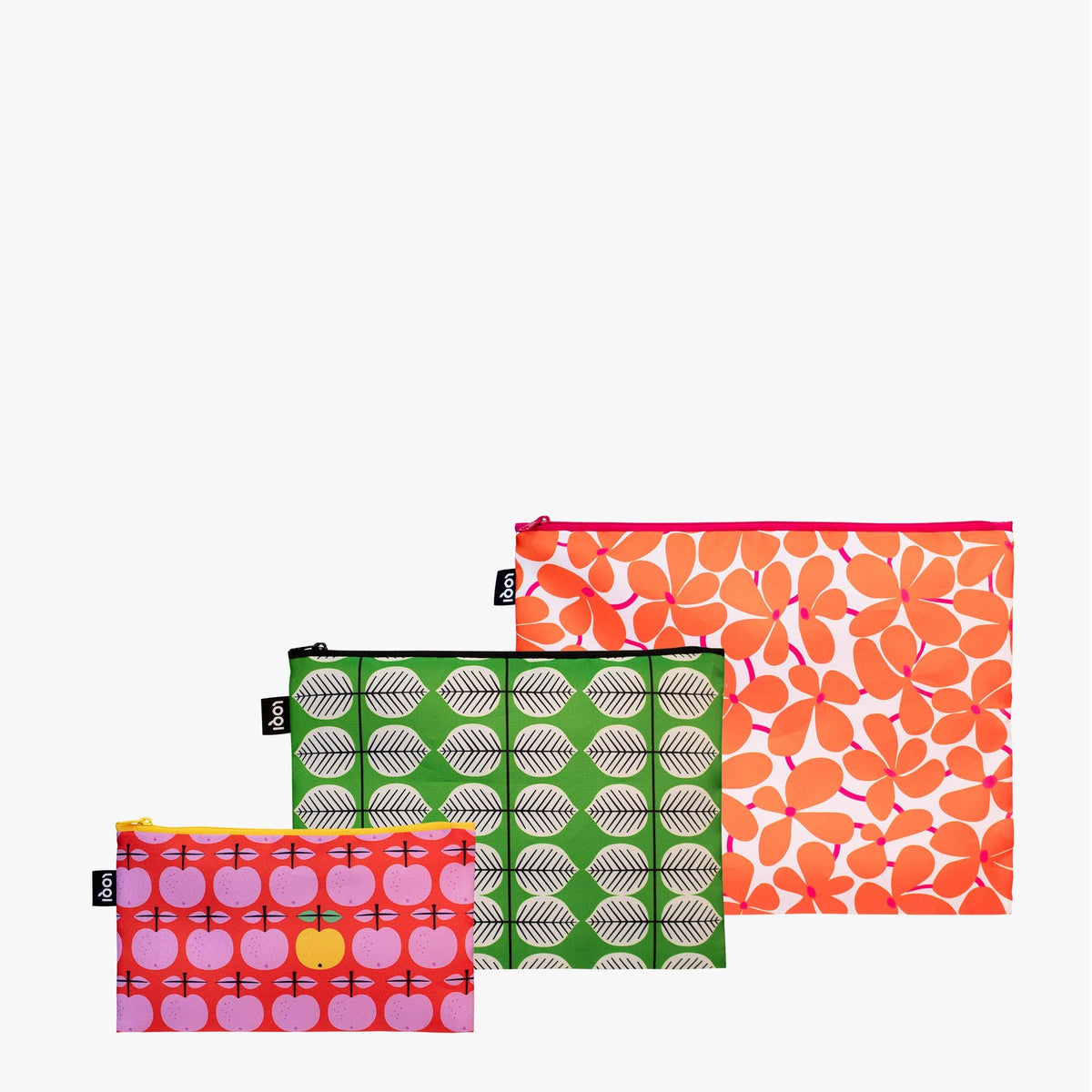 LOQI Stig Lindberg Ballet Recycled Project Bags - Set of 3