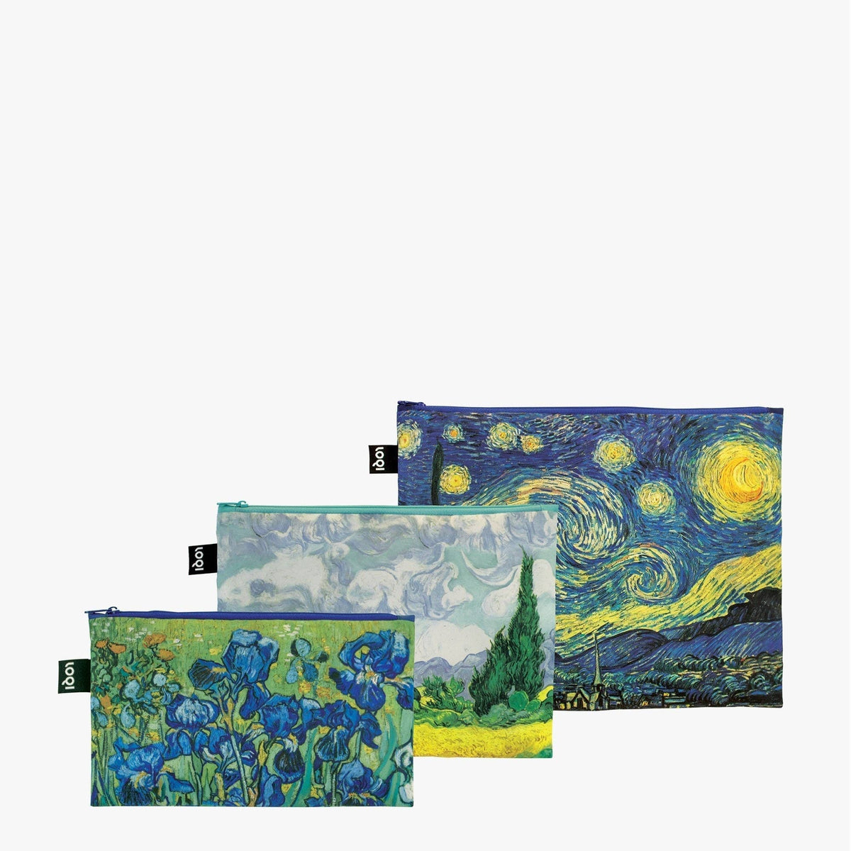 LOQI Vincent Van Gogh Recycled Project Bags - Set of 3