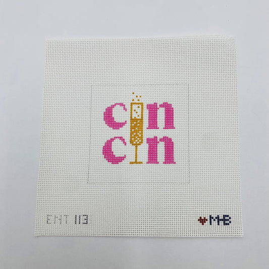 Love MHB Studio Cin Cin Needlepoint Canvas