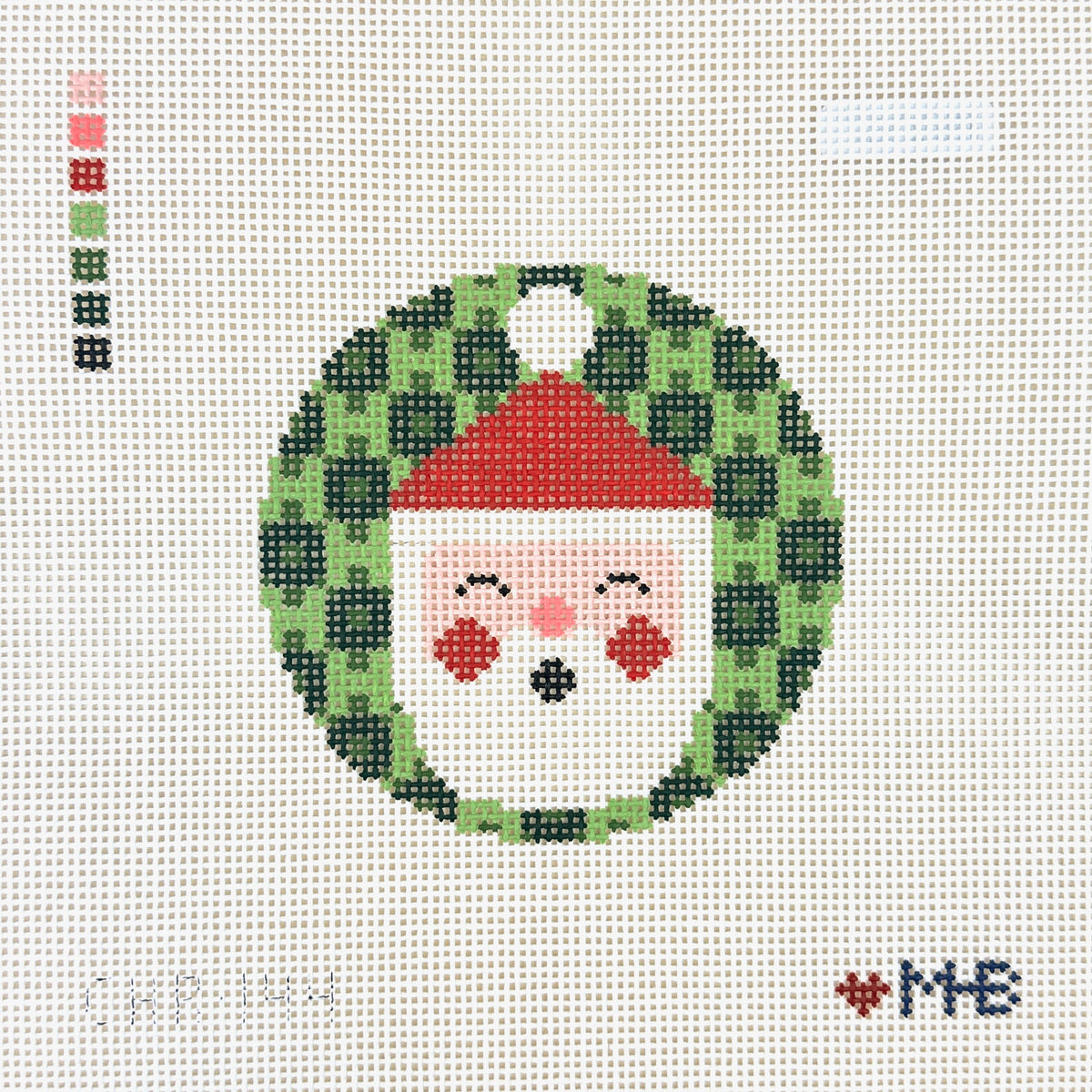 Love MHB Studio HoHoHo Santa Needlepoint Canvas