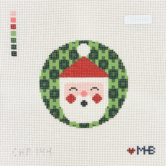 Love MHB Studio HoHoHo Santa Needlepoint Canvas