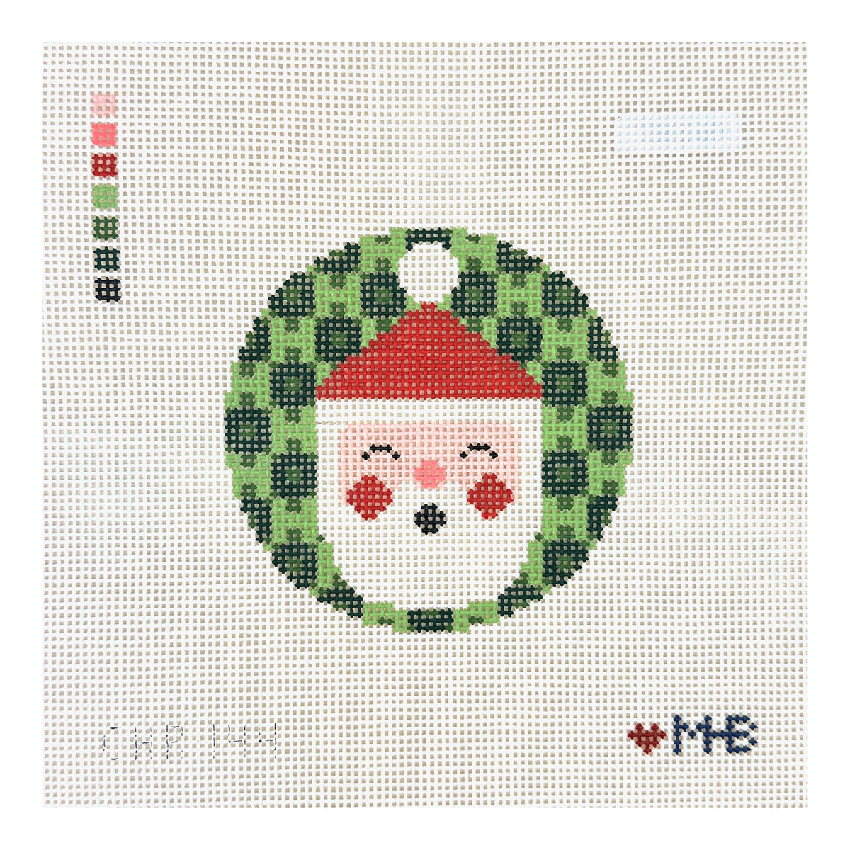 Love MHB Studio HoHoHo Santa Needlepoint Canvas