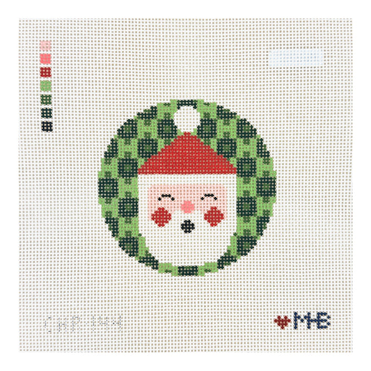 Love MHB Studio HoHoHo Santa Needlepoint Canvas