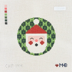 Love MHB Studio HoHoHo Santa Needlepoint Canvas