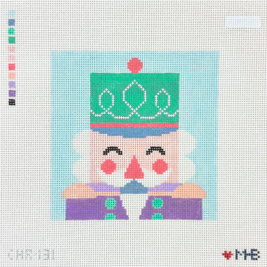 Love MHB Studio Nutcracker Grey Needlepoint Canvas