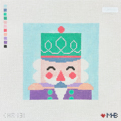 Love MHB Studio Nutcracker Grey Needlepoint Canvas