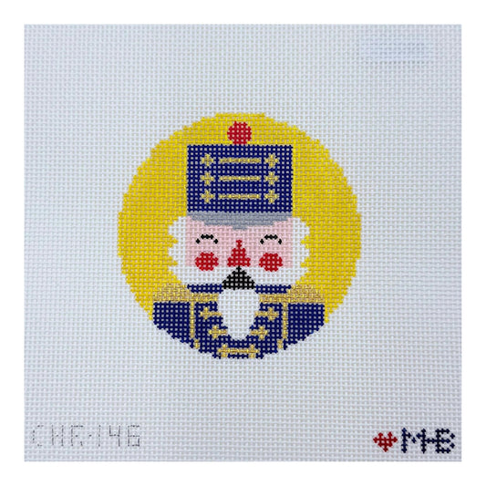 Love MHB Studio Nutcracker Horatio Round Needlepoint Canvas