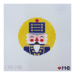 Love MHB Studio Nutcracker Horatio Round Needlepoint Canvas