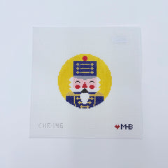 Love MHB Studio Nutcracker Horatio Round Needlepoint Canvas