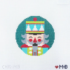 Love MHB Studio Nutcracker Iggy Round Needlepoint Canvas