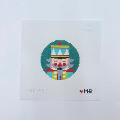Love MHB Studio Nutcracker Iggy Round Needlepoint Canvas