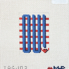 Love MHB Studio Oui! Bag Tag Needlepoint Canvas