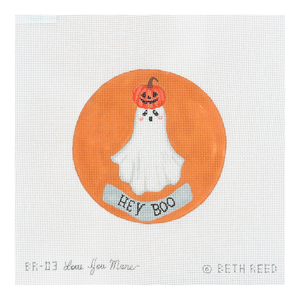 Love You More Beth Reed Hey Boo Needlepoint Canvas