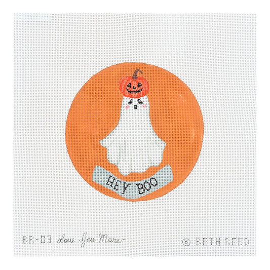 Love You More Beth Reed Hey Boo Needlepoint Canvas