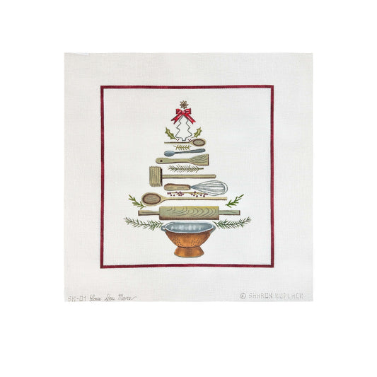 Love You More Sharon Kuplack Baking Spirits Right Needlepoint Canvas