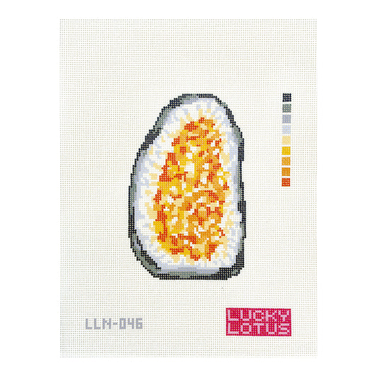 Lucky Lotus Needlepoint Citrine Geode Needlepoint Canvas