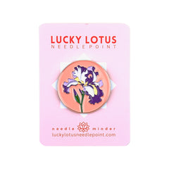 Lucky Lotus Needlepoint Tennessee Iris Needle Minder