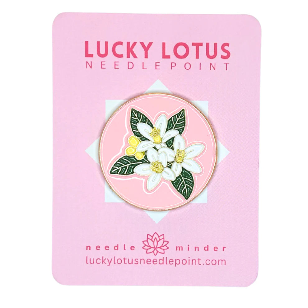 Lucky Lotus Orange Blossom Florida Needle Minder