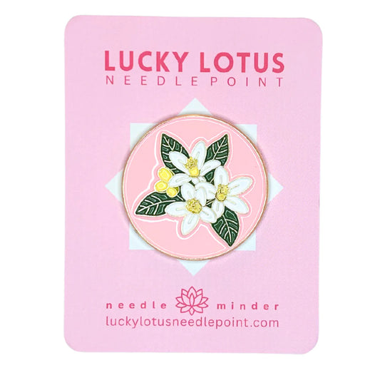 Lucky Lotus Orange Blossom Florida Needle Minder